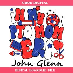 custom in my pto mom era svg, in my mom era svg, school