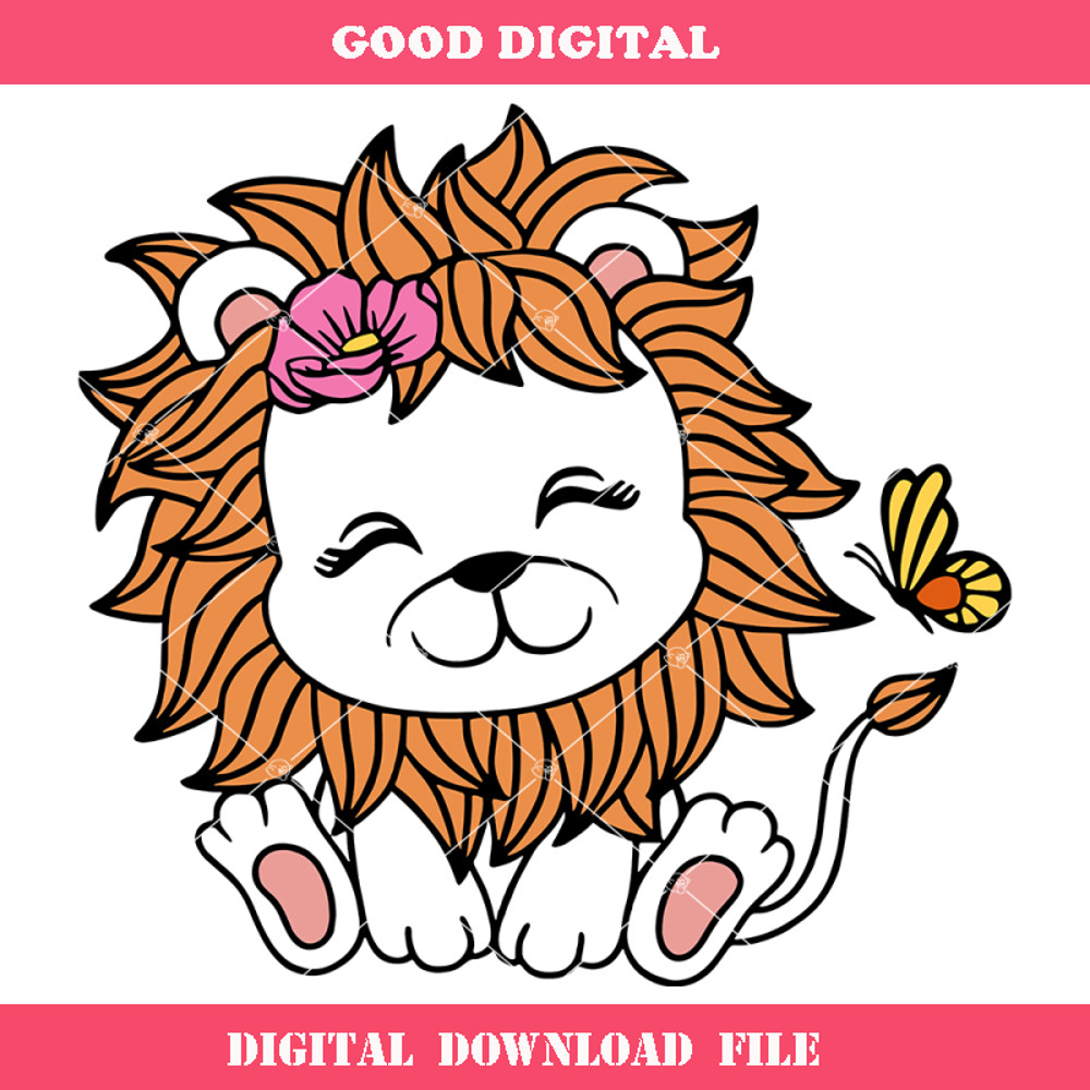 Cute Baby Lion Svg, king Lion Svg, Safari Animals Svg.jpg