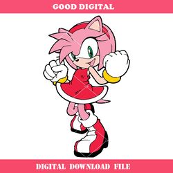 cute girl sonic svg, sonic svg, sonic the hedgehog svg