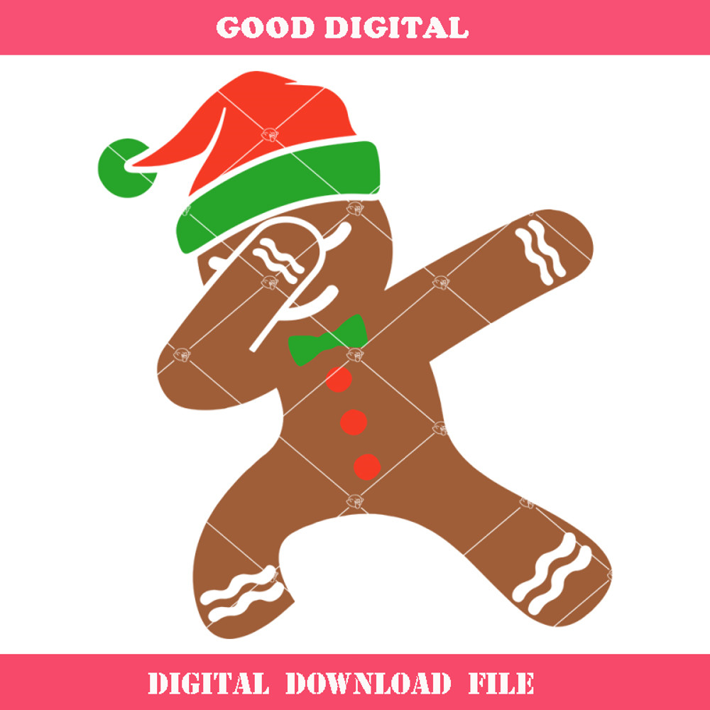 Dabbing Gingerbread Man Svg, Funny Christmas Svg, Baby.jpg