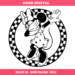 dabbing minnie svg, minnie mouse svg, magic kingdom svg