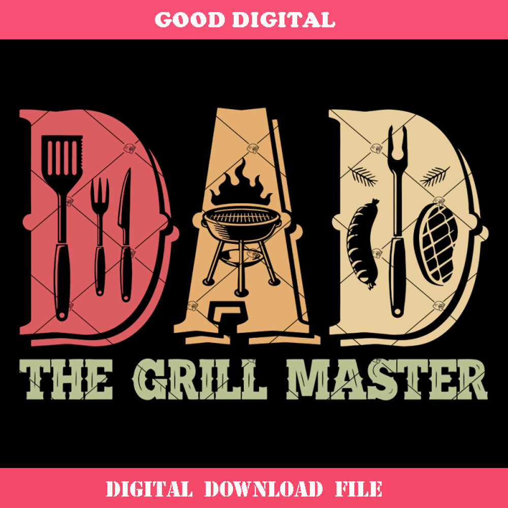 Dad The Grill Master Svg, BBQ Svg, Fathers Day 2023 Svg (1).jpg