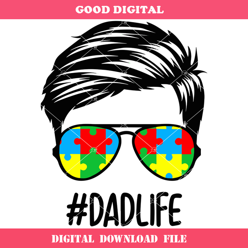 Dadlife Svg, Ausome Dad Svg, Autism Awareness Svg, Autism.jpg