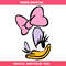Daisy Duck Svg, Cute Duck Face Svg, Disney Svg, Cartoon Svg.jpg