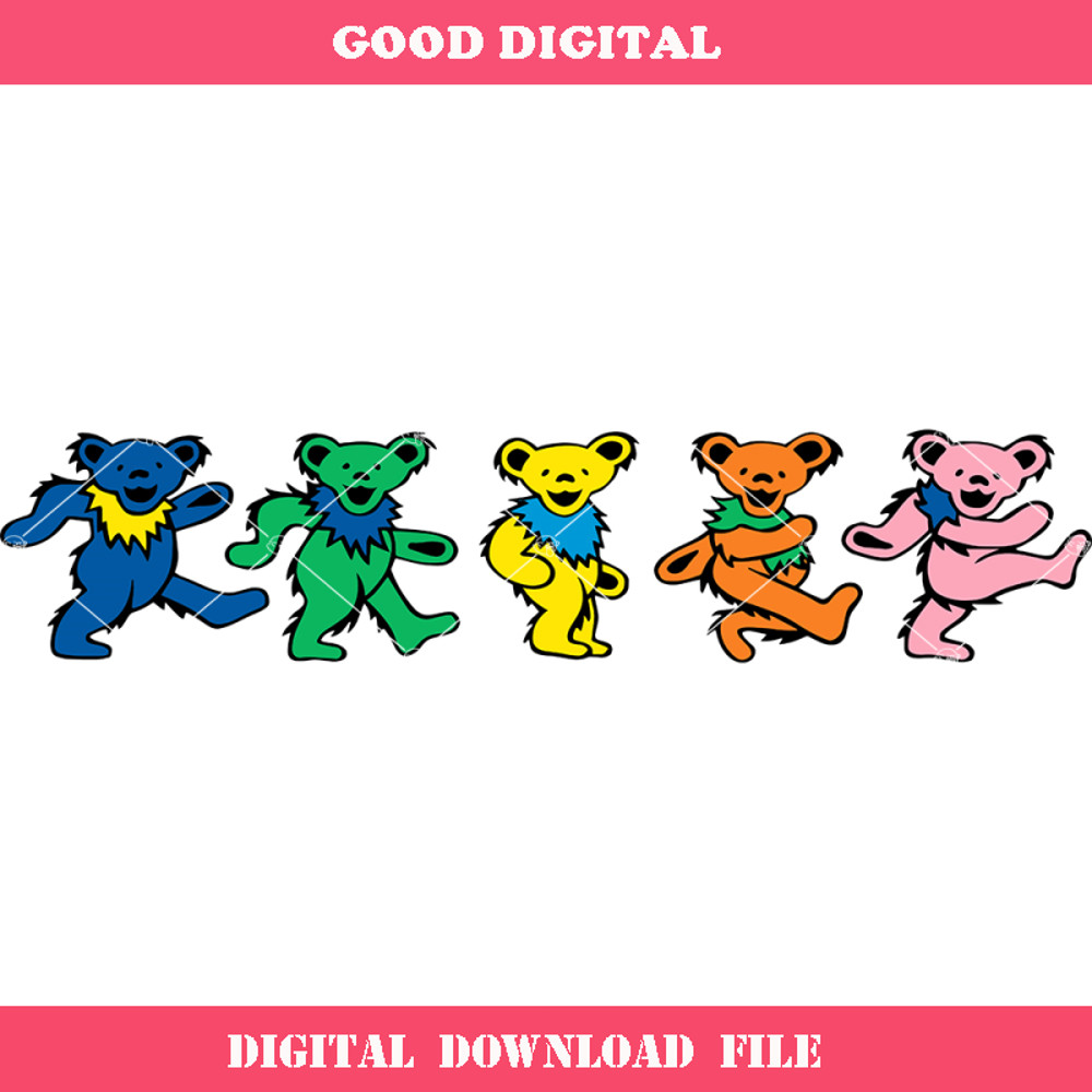 Dancing Bears Grateful Dead Svg, Dancing Bears Svg, Bear Svg.jpg