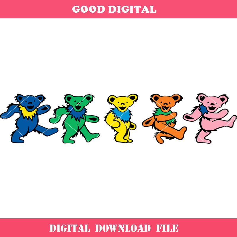 Dancing Bears Grateful Dead Svg, Dancing Bears Svg, Bear Svg.jpg