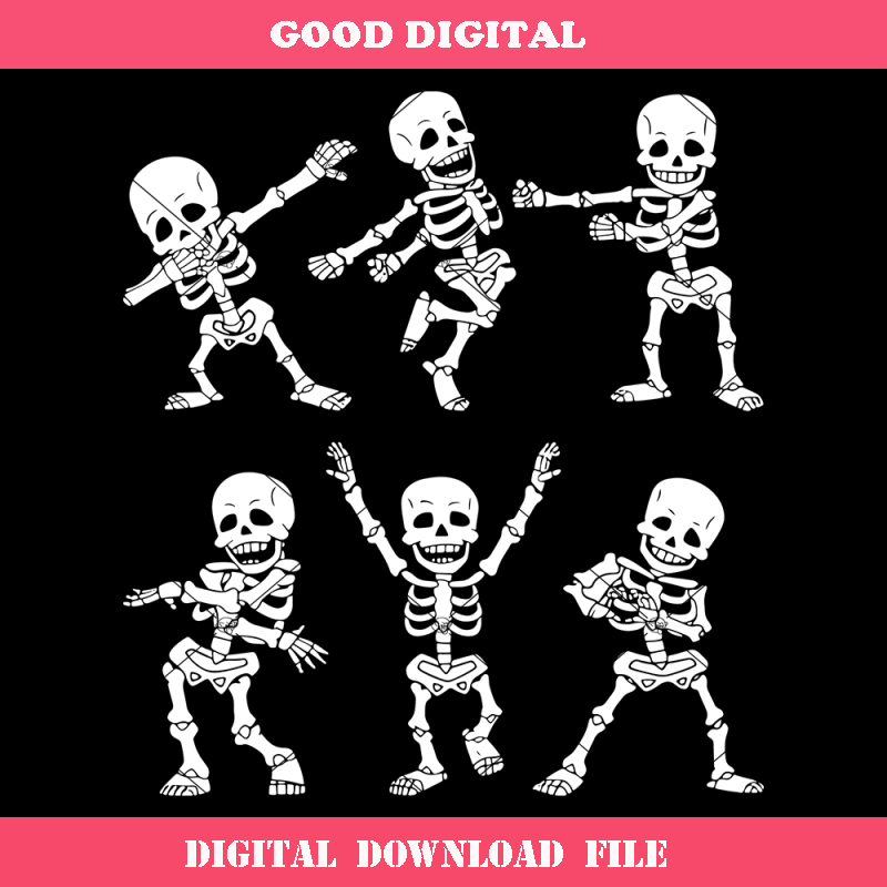 Dancing Skeletons Svg, Funny Halloween Svg, Skeleton Svg.jpg