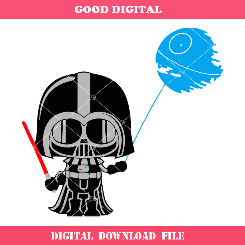 Dark Boy Kid Balloon Svg, Baby Darth Vader Svg, The Dark.jpg