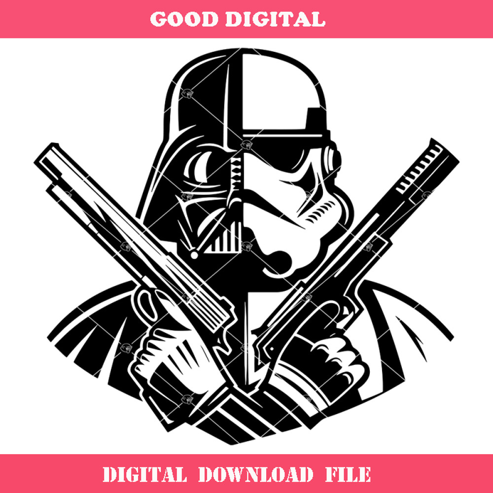 Darth Vader & Stormtrooper Svg, Sci-Fi Character Svg, Galaxy.jpg