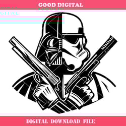 darth vader stormtrooper svg, sci fi character svg, galaxy