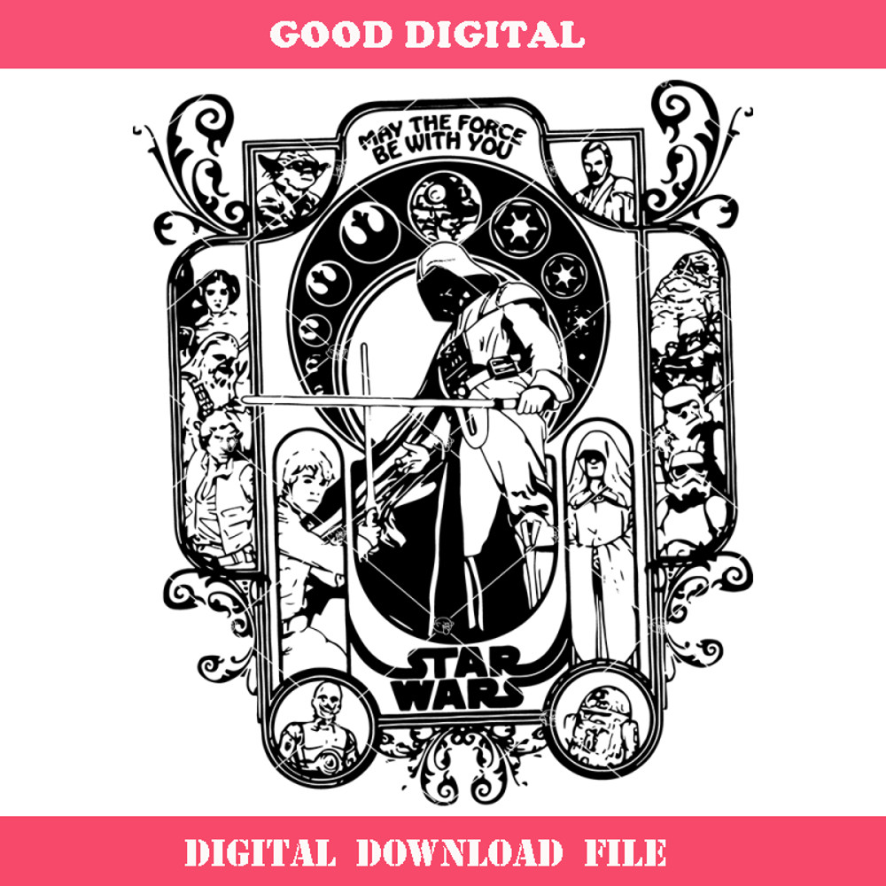 Darth Vader Star Wars Movie Svg, May The Force Be With You.jpg