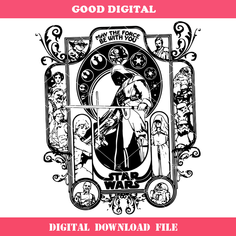 Darth Vader Star Wars Movie Svg, May The Force Be With You.jpg