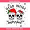 Dead Inside But Married Af Svg, Christmas Skeleton Svg.jpg