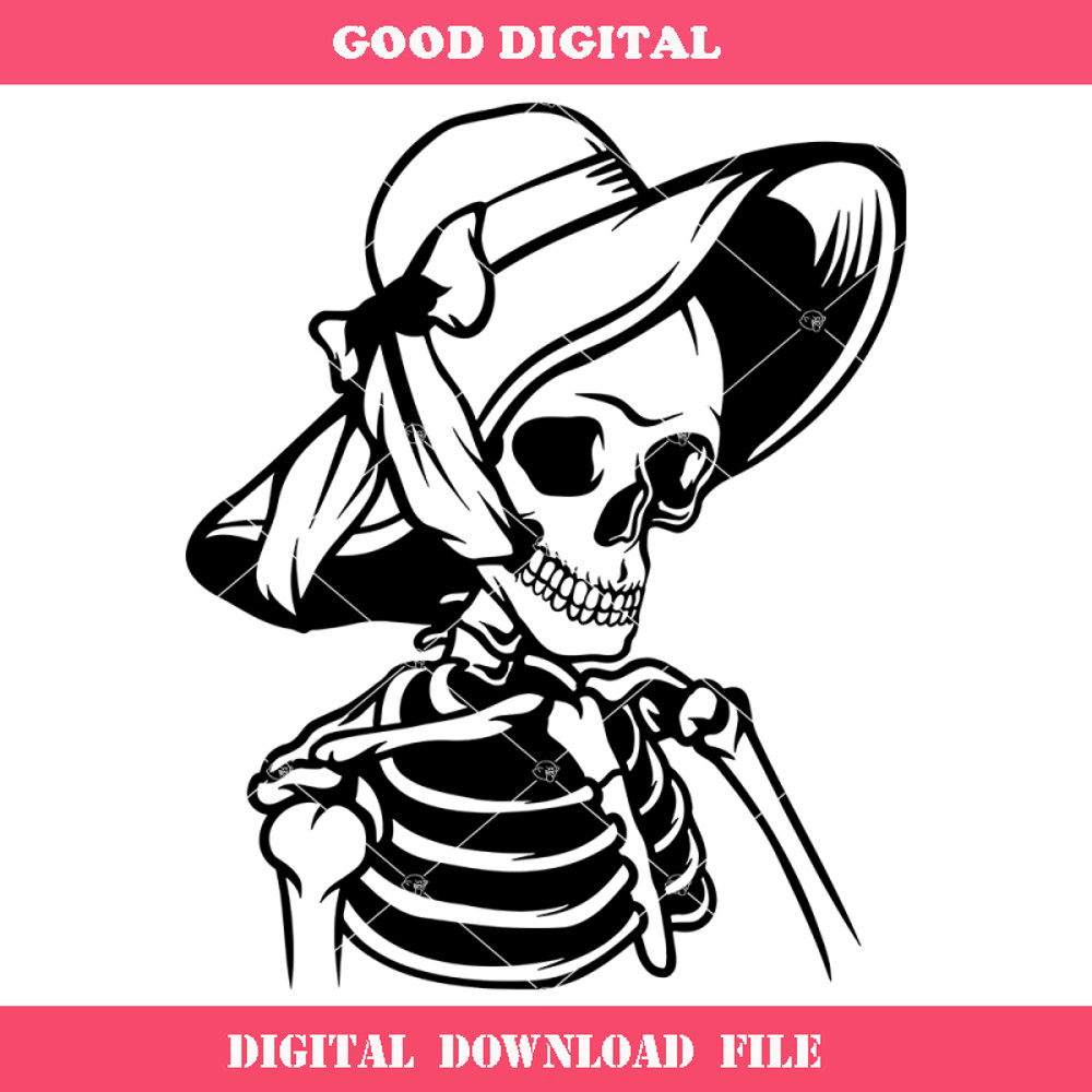 Dead Summer Skull Svg, Beach Skeleton Svg, Beach Life Svg.jpg