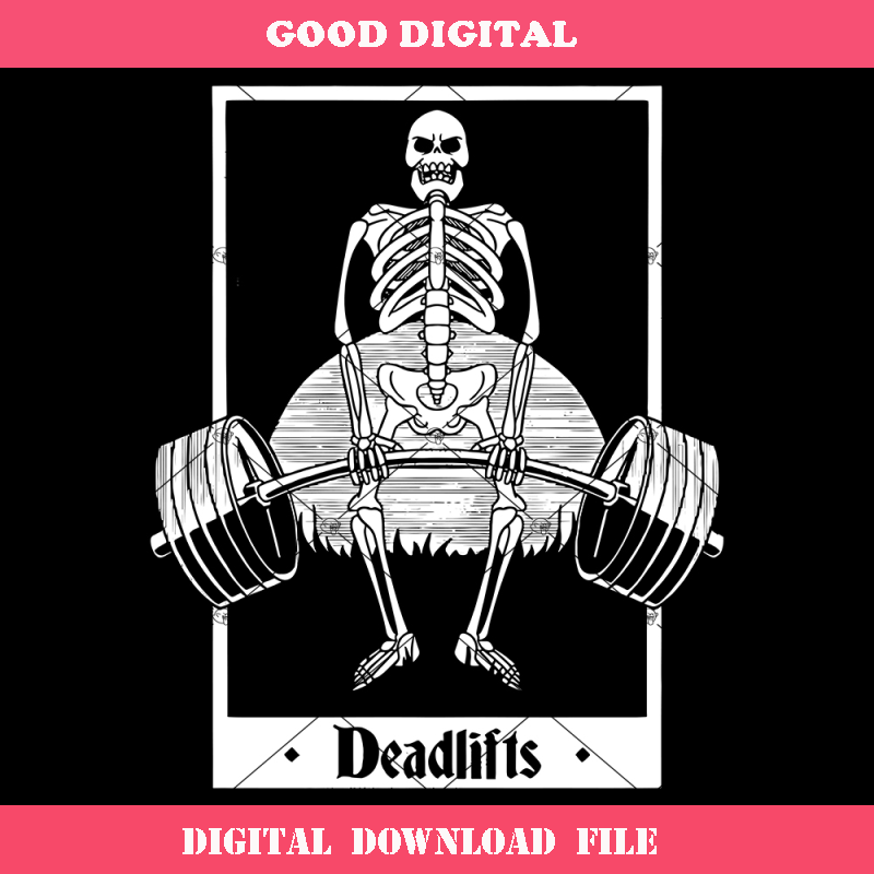 Deadlift Skeleton Svg, Skeleton Tarot Svg, Funny Gym Svg.jpg