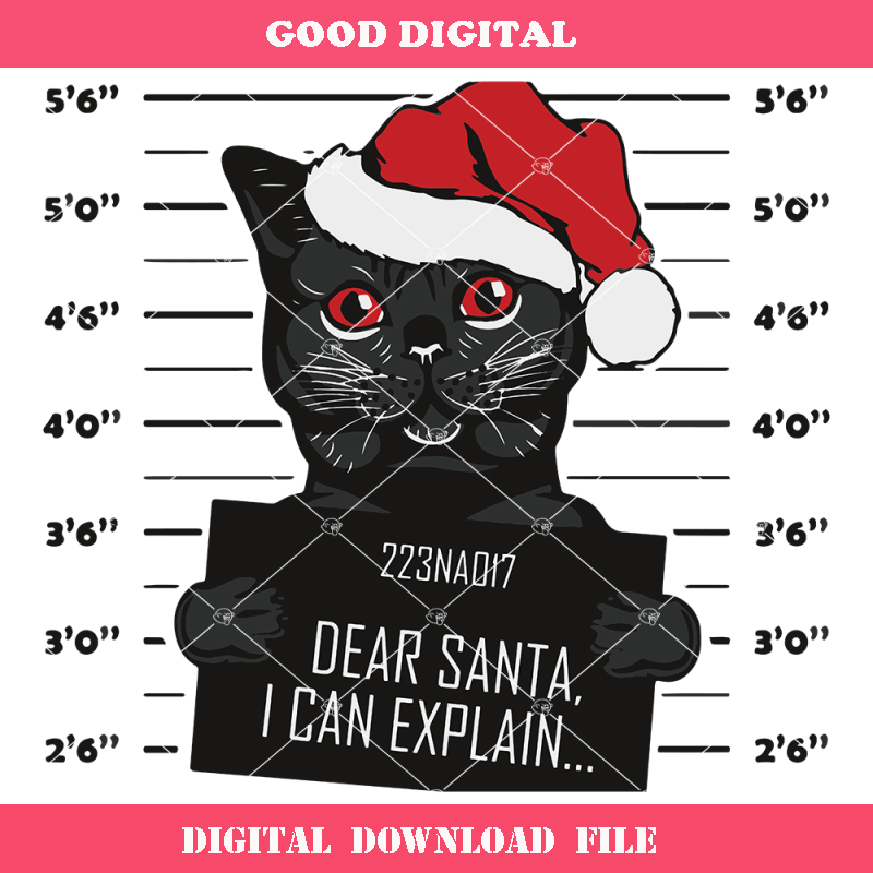 Dear Santa I Can Explain Svg, Christmas Cat Svg, Santa Svg.jpg
