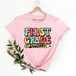 first grade teacher shirt, 1st grade teacher shirt, first day of school shirt, back to school shirt, first grade shirts,