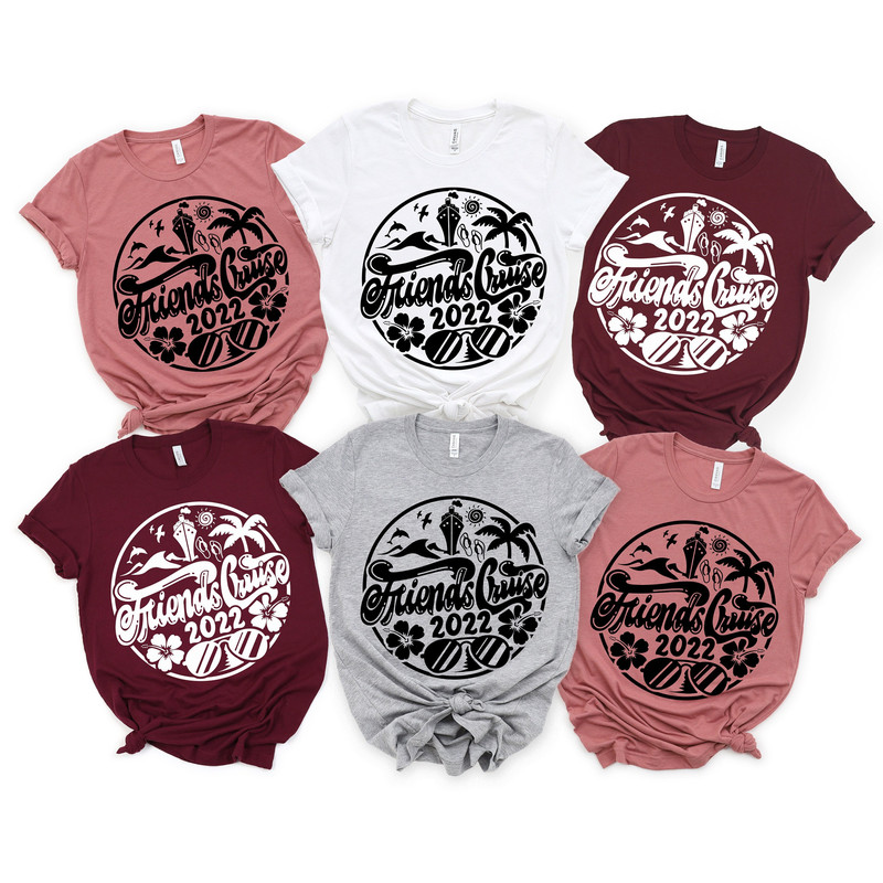 Friends Cruise Shirt, Vacation Shirt, Matching Friends Tee, Friends Cruise Shirt, Friends Cruise,Family Matching Shirt, Girls cruise.jpg