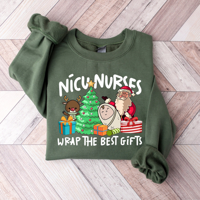 NICU Nurses Wrap The Best Gifts Christmas Sweatshirt,NICU Nurse Xmas Sweater,Funny Nurse Xmas Shirt, Nursing School Shirt,Nursing Students.jpg