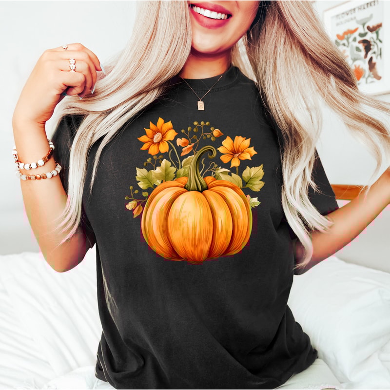 Pumpkin Shirt, Halloween Pumpkin Shirt, Fall Pumpkin Shirt, Shirts For Women, Pumpkin Gift, Gift for Women, Pumpkin Shirt Women, Fall Shirt.jpg