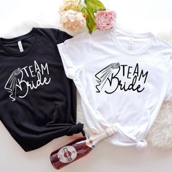 team bride shirts, wedding gifts, bachelorette party shirt, bride to be gift, engagement party shirt, bridal party favo