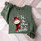 Tis The Season To Sparkle Christmas Matching Snowman Sweatshirt, Winter Matching Sweater, Womens Christmas Shirt, Christmas Matching Gift.jpg