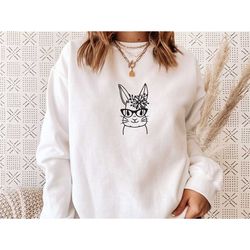 easter sweatshirt, easter bunny, easter sweater, easter gifts, womens easter top, happy easter gift, easter gifts, cute