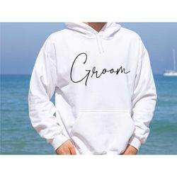 groom sweatshirt, groom hoodie, wedding sweater, groom gift, honeymoon jumper, just married gift, stag party sweater, st