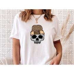 always cold shirt, sarcastic shirt, winter t-shirt, skull tshirt, funny woman top, leopard skeleton tee, kids winter gif