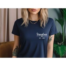 grandma t-shirt, gift for grandma, grandma shirt, promoted to grandma, new grandma gift, grandma to be, grandma birthday