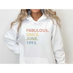 birthday hoodie, 40th birthday gift, 50 and fabulous, grandma birthday, 40 and fabulous, 30th gifts, mum birthday gift,