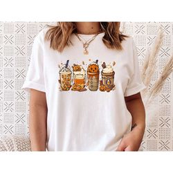 pumpkin spice latte, halloween latte tee, pumpkin tshirt, kids latte t-shirt, halloween latte, pumpkin spice tee, coffee