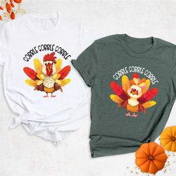 funny thanksgiving shirt, matching family thanksgiving shirt, thanksgiving group shirt, gobble gobble turkey shirt, than