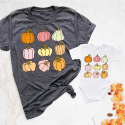 mama mini pumpkin shirts, cute halloween shirts, mama mini shirt, thankful mama shirt, fall family matching set, spooky