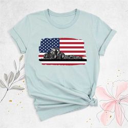 patriotic farmer shirt, american flag tractor t-shirt, farm shirt, american flag farm shirt, farmer tee, tractor shirt,