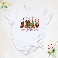christmas santa coffee shirt, christmas tree shirt, funny christmas tees, christmas stocking shirt, cute winter shirt, c