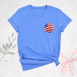 american flag baseball shirt, baseball pocket shirt, baseball game day tee, usa flag baseball shirt, independence tshirt
