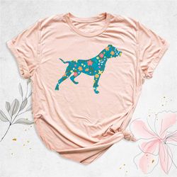 floral dog shirt, rottweiler flower shirt, rottie dog shirt, dog mama shirt, dog lover gift, rottie mom shirt, animal lo