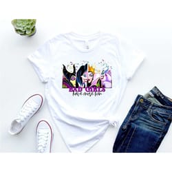 disney bad girls shirt, disney villians shirt, haunted mansion shirt, evil queens shirt, evil princesses shirt, cruella
