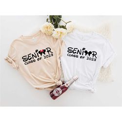 disney graduation shirt, senior class of 2023 shirt, disney senior shirt, graduation shirt, graduation party shirts, mic