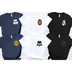 star wars shirt, disney star wars shirt, star wars character shirt, baby yoda shirt, disney trip shirts, star wars disne