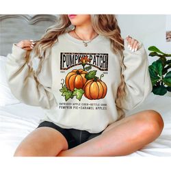 farm fresh pumpkin patch sweater, pumpkin pullover sweatshirt, vintage pumpkin patch shirt, thanksgiving shirt, pumpkin
