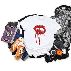 vampire lips shirt,halloween party shirts, hocus pocus,sanderson sisters tee,halloween outfit, 2022 halloween shirts,vam