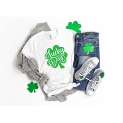 womens st pattys day shirt - shamrock tee - lucky charm shirt - st. patricks day shirt - womens st. patricks day shirt -