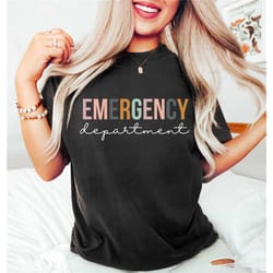 emergency department shirt, emergency nurse sweatshirt, registered emergency nurse, gift for her, gift for ed rn, emerge