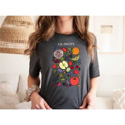 lil fruity shirt, lgbtq fruits shirt, fruity lesbian shirt, cute lesbian tee, funny lesbian shirt, subtle lesbian shirt,