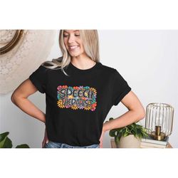 speech therapist shirt, colorful speech therapist shirt, speech pathology gift, speech pathologist shirt, slp shirt, spe