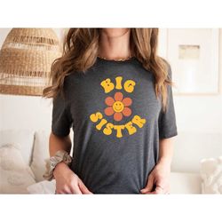 big sister shirt, cute big sis shirt, big sister gifts, little sister shirt, sister shirts pregnancy announcement, baby