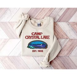 camp crystal lake sweatshirt, friday the 13th sweatshirt, jason voorhees sweatshirt, adventure lover hoodie, horror movi