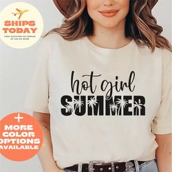 hello summer shirt for women, hello summer tshirt, summer tshirt for her, sunshine shirt, beach t shirt, hot girl summer